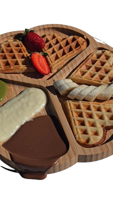 Heart Waffel - Lotus Oreo Chocolate