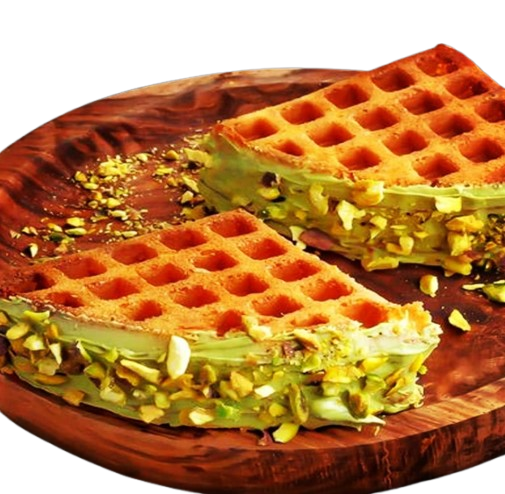 Waffel Medium - Pistachio